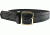 Gould &amp; Goodrich Pants Garrison Belt, 36, Brass Buckle, Black Weave, B52-36WBR