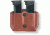 Gould &amp; Goodrich Double Magazine Case w/Paddle, Kahr Arms P380, Kel-Tec P3AT, Chestnut Brown, 831-0
