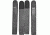 Gould &amp; Goodrich Leather Belt Keeper, 4-Pack, Black, B142-4