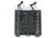 Grey Ghost Gear Double Mag Pouch, Fits AR15 Magazines, Laminate Construction, Black, Includes 2 MALICE Clips, 1086-2