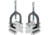 Grizzly Industrial V-Block Set with Clamp-Double Slot T23889