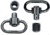 GrovTec US Heavy Duty Push Button Swivel w/Stainless Steel Base, Black, GTSW295