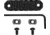GrovTec US M-Lok Picatinny Rail, 3in, 7 Slot, Black, GTSW237