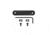 GrovTec US M-Lok Picatinny Rail, 3,8in, 9 Slot, Black, GTSW238