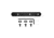 GrovTec US M-Lok Picatinny Rail, 6in, 15 Slot, Black, GTSW239