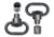 GrovTec US Twist Lock Push Button Swivel Set w/Bases, Black, GTSW92