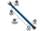 Guard Dog Security DoorKeeper Adjustable Security Door Bar with Alarm, Blue, One Size, DS-GDDK-BL-AL