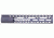 GUNTEC USA 12in Air Lite M-Lok Free Floating Handguard with Monolithic Top Rail, Black GT-12MLK-AL