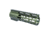 Guntec USA 7in .308 Caliber AIR-LOK Series M-LOK Compression Free Floating Handguard With Monolithic Top Rail, Anodized Green, GT-7ALC-308-GREEN