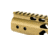 Guntec USA Air Lite M-Lok Free Floating Handguard w/Monolithic Top Rail, 12in, Flat Dark Earth, GT-12MLK-AL-FDE