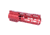 Guntec USA AIR-LOK Series M-LOK Compression Gen 2 Free Floating Handguard w/Monolithic Top Rail, 7in, Red, GT-7ALC-G2-RED
