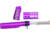Guntec USA AR-15 4in Pistol Brace Build Kit With Milspec Buffer Tube, Anodized Purple, ULTRA-BBK4-PURPLE