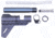 Guntec USA AR-15 Micro Breach Pistol Brace Kit, Anodized Grey, GT-MBPB-GREY