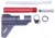 Guntec USA AR-15 Micro Breach Pistol Brace Kit, Anodized Red, GT-MBPB-RED