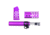 Guntec USA AR-15 Micro Honeycomb Pistol Furniture Set, Anodized Purple, MICRO-HCP-SET-PURPLE