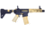 Guntec USA AR-15 Pistol Furniture Set, Anodized Gold, AR-PISTOL-SET-MLK-GOLD