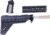 Guntec USA AR-15 Pistol Furniture Set w/Micro Breach Pistol Brace, Anodized Black, AR-PISTOL-SET-MLK-PB-BLACK