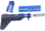 Guntec USA AR-15 Pistol Furniture Set W/Micro Breach Pistol Brace Anodized Blue, Anodized Blue, AR-PISTOL-SET-MLK-PB-BLUE