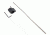 GUNTEC USA AR-15 Steel Low Profile Gas Block,.750 Diameter,3 Set Screws w/Carbine Length Gas Tube GT750SS-CTUBE