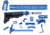 Guntec USA AR-15 Ultimate Rifle Kit, Anodized Blue, ULT-RK-BLUE