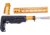 Guntec USA AR-15 Ultralight Series Complete Furniture Set 12in, Anodized Orange, ULTRA-SET-12-ORANGE