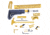 Guntec USA AR .308 Ultimate Rifle Kit, Anodized Gold, ULT-RK-308-GOLD