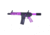 Guntec USA AR15 Pistol Furniture Set, Anodized Purple, AR-PISTOL-SET-MLK-PURPLE