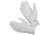 ch Cotton Parade Glove w/Snap Back White S 1010858