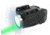 Hawk Gazer FLG-X Subcompact LED Flashlight Green Laser and LED Combo, Ambidextrous, On/off Switch, Black, HG-FLG-X