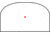 Hawke Sport Optics 1x Reflex 5 MOA Weaver Rail Red Dot Sight, Green 12131