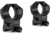 Hawke Sport Optics 34mm Weaver Tactical Match Mounts - 2 Pieces w/Nut, High, Black, 24120