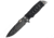 Heckler &amp; Koch Fray Fixed Blade Clip Knife, 4.25 black finish 154CM stainless spear point bla, Black cord wrapped handle, 55250