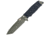 Heckler &amp; Koch Fray Fixed Blade Tanto Knife, 4.25 OD green finish 154CM stainless tanto blade, Black cord wrapped handle, 55241