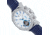 Heritor Automatic Wilhelm Semi-Skeleton Leather-Band Watch w/Day/Date, Blue, One Size, HERHS2104