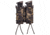 High Speed Gear HSGI Double Pistol Taco MOLLE Pouch, MultiCam Black, 11PT02MB