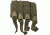 High Speed Gear HSGI Modular Pistol Mag Pouch Quad, Coyote Brown 12PM04CB
