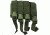 High Speed Gear HSGI Modular Pistol Mag Pouch Quad, Olive Drab 12PM04OD