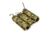 High Speed Gear Triple Extended Pistol Taco Shingle Pistol Magazine Pouch, MultiCam, 45EX00MC
