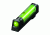 Hiviz GL2009-G, Fits Glock Overmold Tactical Front Sight Green GL2009-G
