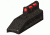 Hiviz Litewave Front Sight For Ruger MKII/MKIII, 3-litepipes, HRBLW01