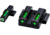 HiViz LiteWave H3 Tritium, Litepipe Pistol Day and Night Sight Set, Green litepipes w/white front ring, MPSN321