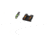 HiViz Litewave H3 Tritium/Litepipe Sight Set, Glock .45 ACP, Glock 10mm, Glock .45 GAP, Black, Green/Orange Litepipes w/ White Front Ring, GLN429