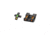HiViz Litewave H3 Tritium/Litepipe Sight Set, Springfield XD, Springfield XDS, Springfield XDE, Springfield XD-M, Black, Green/Orange Litepipes w/ Orange Front Ring, XDN621