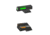 HiViz Springfiled Litewave H3 Tritium/LitePipe Day/Night Sight, For Models with Fixed Sights, Green/Orange with White Front Ring, SFN421