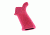 Hogue AR-15/M-16 Rubber Grip Beavertail with No Finger Grooves Pink 15037