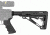 HOGUE AR15/M16 Kit, Finger Groove Beavertail Grip, Rifle Length Forend w/ Accessories and OverMold Collapsible Buttstock, Includes Mil-Spec Buffer Tube and Hardware, Black 15078