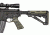 HOGUE AR15 / M16 No Finger Groove Piranha Grip G10, G-Mascus Green 13138