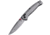 Hogue Mysto Folding Knife, 3.4in, CPM MagnaCut Stainless Steel, Clip Point, 6AL-4V Titanium Handle, 24491-LIM