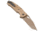 Hogue Sig K320A Automatic Folding Knife, 3.5in, CPM S30V Stainless, Tanto Blade Partially Serrated, Coyote PVD, Coyote Tan Polymer Handle, 36323