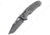 Hogue Sig K320A Automatic Folding Knife, 3.5in, CPM S30V Stainless, Tanto Blade, Black Cerakote, Grey Polymer Handle, 36322